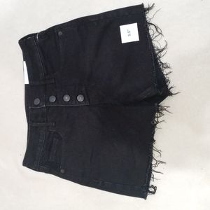 Old Navy black jean shorts size 0